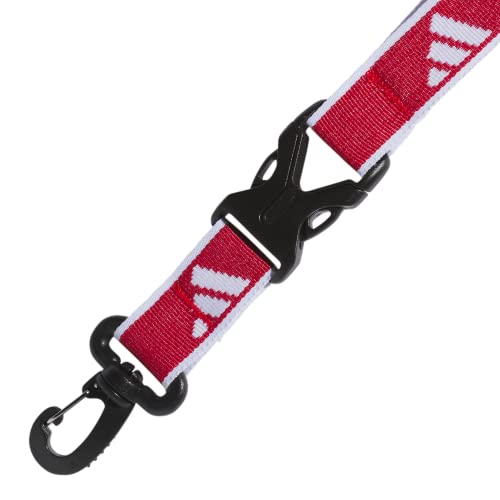Image of adidas Unisex Adult Lanyard for Keys, ID Badge Holder, Keychain with Breakaway Buckle