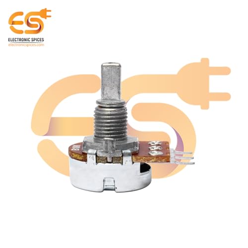 Image of Electronic Spices 10k 3 Pin D Shaft Rotary Potentiometer Volume Pot 10K with Knob for Multiple Applications (Pack of 4)