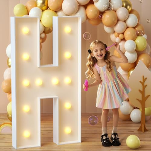 Marquee Light Up Letters 4ft - DIY Mosaic Alphabet Frame Kit