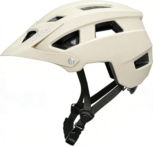 Mountain Bike Helmet Adult Men Women - Ultra Comfort, Super Lightweight Bicycle Helmets, MTB Cycling Gear Biking Accessories with Adjustable Fit & Removable Sun Visor