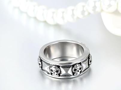 Bague Homme Chevalier JewelryWe - Mix Carbone Et Acier Inoxydable Noir/or - Design Motard Sceau - Taille Ajustable Avec Sac Cadeau