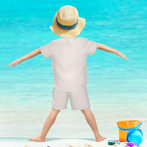 Image of 3T Toddler Boy Shorts Set Black Hawaiian Button Down Shirts Summer Outfits for Little Boy