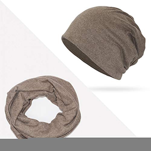 Bonnet tricoté multifonction convertible en écharpe chaude pour homme