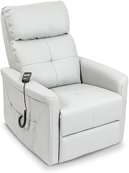 3-Position Power Lift Recliner for Adult, Elderly Care - Comfortable, Adjustable Recliner Chair, Remote Control, Soft Upholstery, Built-in Safety Features - 330LB Weight Capacity Grey