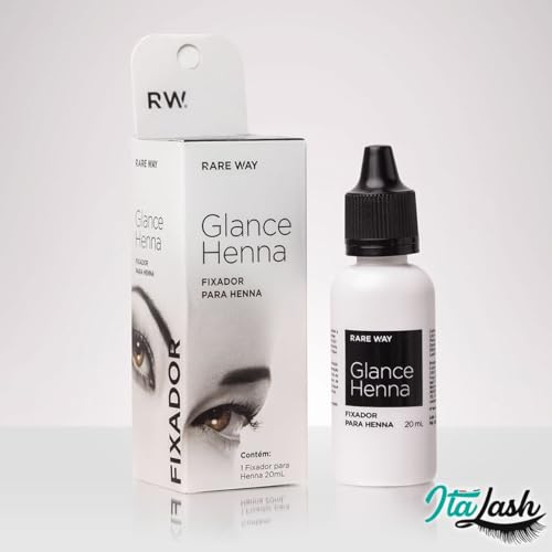 Fixador para Henna Glance 20ml Loção fixadora Rare Way