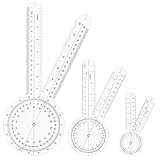 Ultrassist Premium Goniometer Set (3 Stück), 360 Grad 6", 8", 12" Komplettset, Messwerkzeug