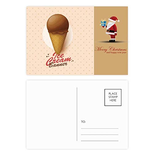 Cartes de remerciement chocolat marron lot de 20 pour accompagner vos cadeaux de fin d'année