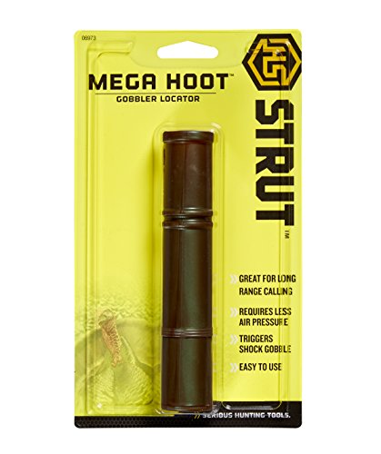 HUNTERS SPECIALTIES HS Strut Mega Hoot Owl Gobbler Locator Rasp Sound Long Distance Turkey Mouth Call,Brown - image 2