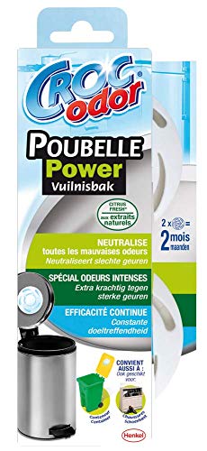 Croc'Odor Power - Destructeur d'Odeurs pour Poubelle (58g) - Désodorisant Poubelle Spécial Odeurs Intenses Cover