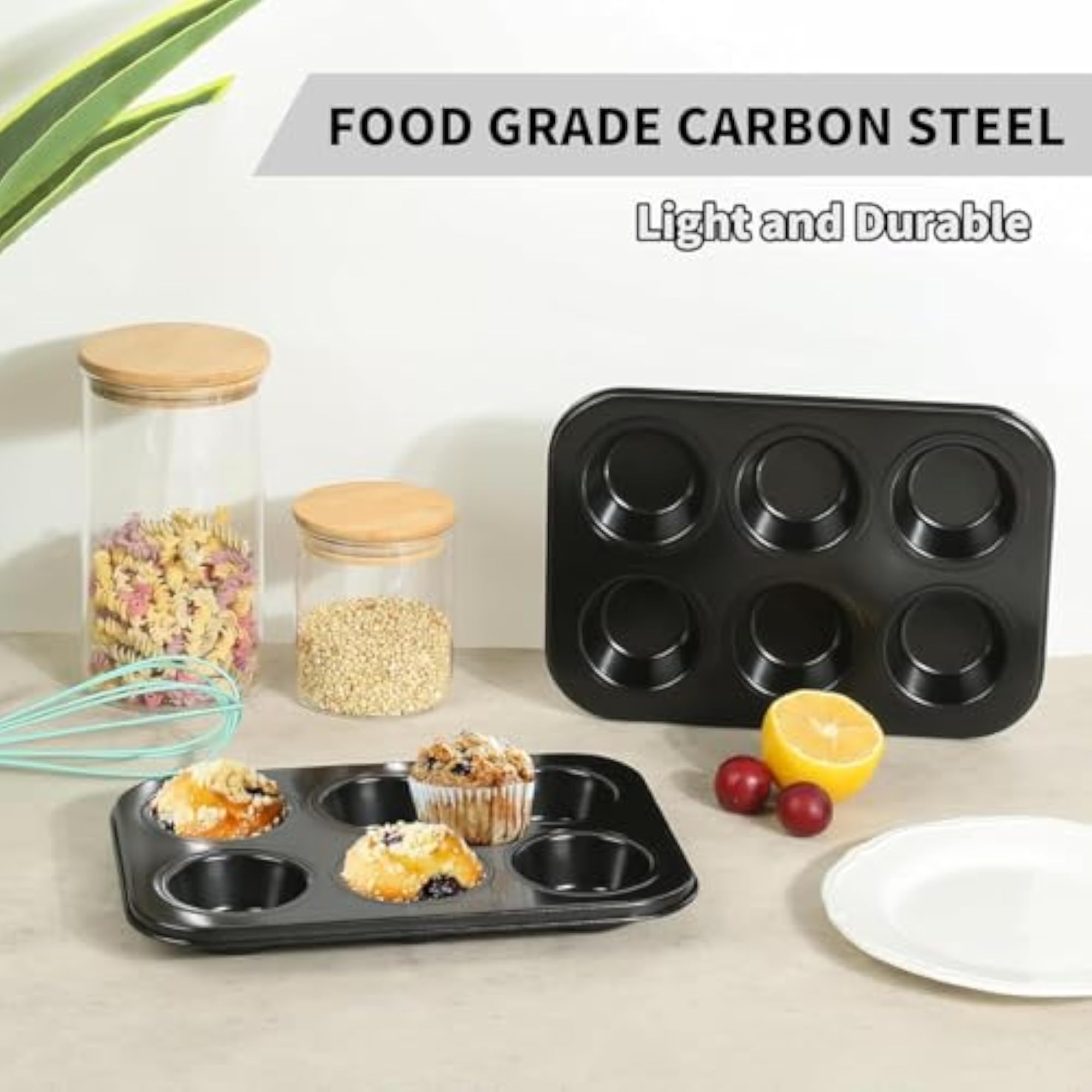 Baking Combo 6 Piece Set, Muffin and Loaf Tins