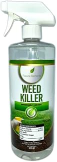 Natural Elements Weed Killer | Glyphosate Free | Safe Around Children, Pet Safe | Natural Herbicide | Fast Acting (1 Quart)
