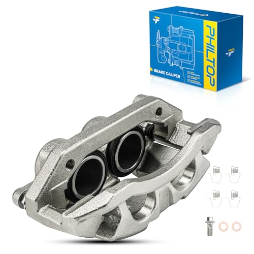 Image of PHILTOP Front Left Brake Caliper Compatible with 2006-2008 Ram 1500, 2005-2008 Dakota, 2006-2009 Raider, Disc Brake Calipers