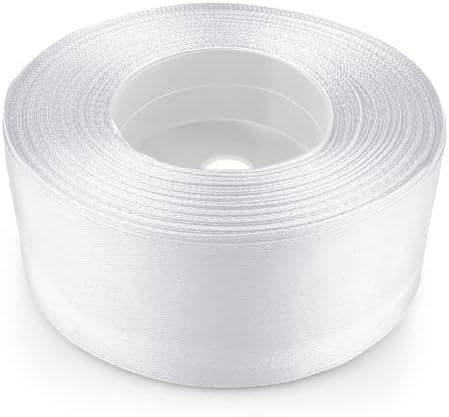 Netuno 1 x wstążka satynowa zielona 25 mm x 32 m zielona wstążka wstążka do pakowania prezentów kolorowa taśma dekoracyjna taśma materiałowa rolka satynowa wstążka zielona wstążka
