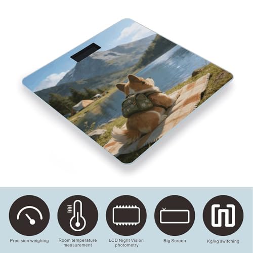 Báscula digital de baño Camping Journal 400 lb miniatura 3