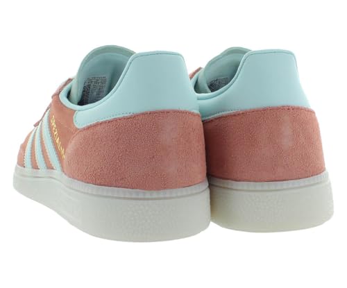 adidas adidas Handball Spezial Mens Shoes Size 10.5, Color: Wonder Clay/Almost Blue/Team Crystal White/Solid Pink