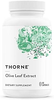 Thorne Olive Leaf Extract - Botanical Extract with Natural Antioxidant Properties - Immune Function Supplement - 60 Capsules