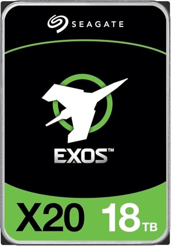 Image of Seagate Exos X20 Enterprise 18TB HDD Internal Hard Drive Hyperscale 12GB /s SAS 7200RPM Model No: ST18000NM003D