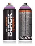Sprühdose Montana BLACK 400 ml - Graffiti Paint - hochdeckende Mattfarben - zuverlässig - high-pressure - (4020 Monster)