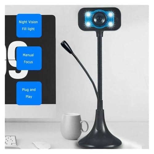 Webcam USB ordinateur de bureau caméra de table stable pour maison et dortoir - 4