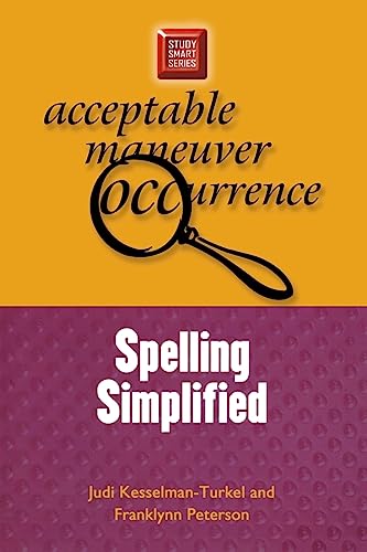 Spelling Simplified (Study Smart Series)