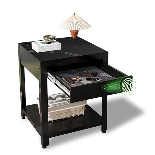 Xyvaly Biometric Nightstand Drawer Safe