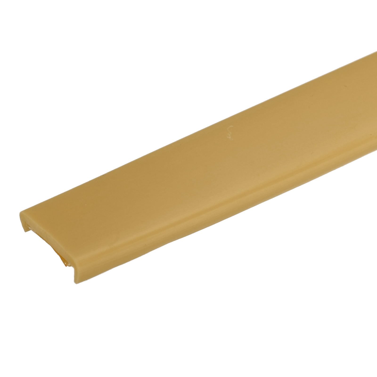uxcell U Shape Furniture Edge Banding, 4M Self Adhesive Flexible Edging Trim, 5x18mm TPE Edge Guards for Cabinets Furniture Repair Restoration, Beige