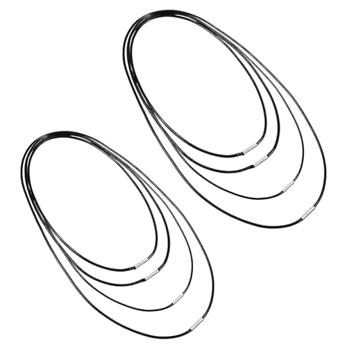 CJMUQHEHH 8 Piezas Cordón de Cuero para Colgante y Collar para Hombre, Regalo para Familiar y Amigo, Cuerda Robusta para Cualquier Ocasió