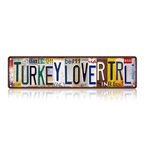 Vintage Turkey Lover Trl Wall Decor Street Signs