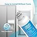 AQUA CREST 12033030 Replacement for Bosch® UltraClarity® Pro BORPLFTR50, 11032531 Refrigerator Water Filter, Compatible with 11025825, BORPLFTR55, B36CD50, B22CS50, B36FD50SNS, B36CT80SNS, 3 Filters