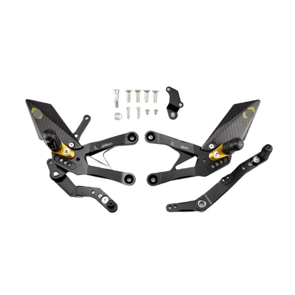 DAGMARA Gear Shifter Levers Kickstart for YZF-R1 2015-2024 Rear Sets Heighten Pedal Adjustable Rearsets FootPegs Shift Lever Brake Kit Motorcycle Gear