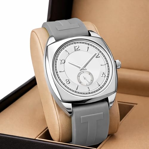 Image of styledose Men's Watch Analog Quartz with Chronograph & Silicone Strap -Casual & Formal Wrist Watch for Men