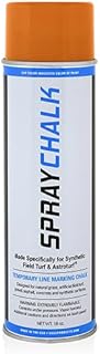(Orange Temporary Removable marking chalk for synthetic turf, asphalt, concrete.