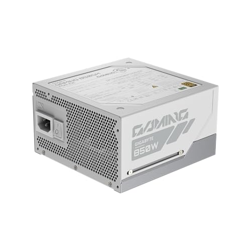 Image of GIGABYTE Gaming 850GM PG5 ICE ATX 3.1 & PCIe 5.1 Ready Fully Modular 850W Power Supply - 80 Plus Gold & Cybenetics Platinum Certified, Dual Color 12V-2x6 Cable, T-Guard, 10 Year Warranty - White