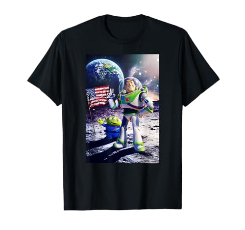 T-shirt Toy Story Buzz l'Éclair noir idéal pour vos sorties geek et soirées ciné