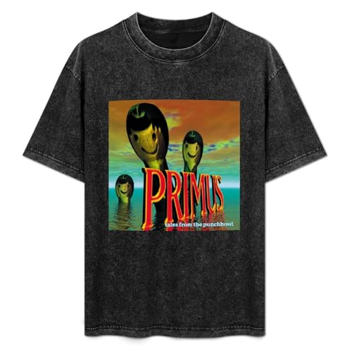 Primus Unisex T-Shirt Cotton Men Summer Fashion Black Tee XXL