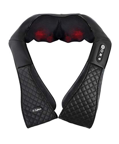 Zyllion Zma-28 Shiatsu Neck Massager And Zma-31 Shiatsu Foot Massager Bundle (Black) #TOP1