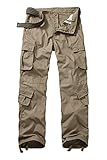 GSGGIG Men's Outdoor Hiking Pants, Tactical Pants Lightweight Casual Work Ripstop Cargo Pants for...