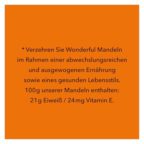 Wonderful Almonds - Natürliche Mandeln, 400g