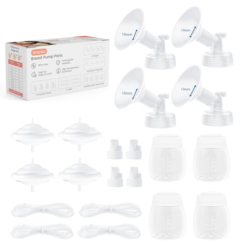 Accesorios para extractor de leche Hranio 19mm set 4 piezas miniatura 1