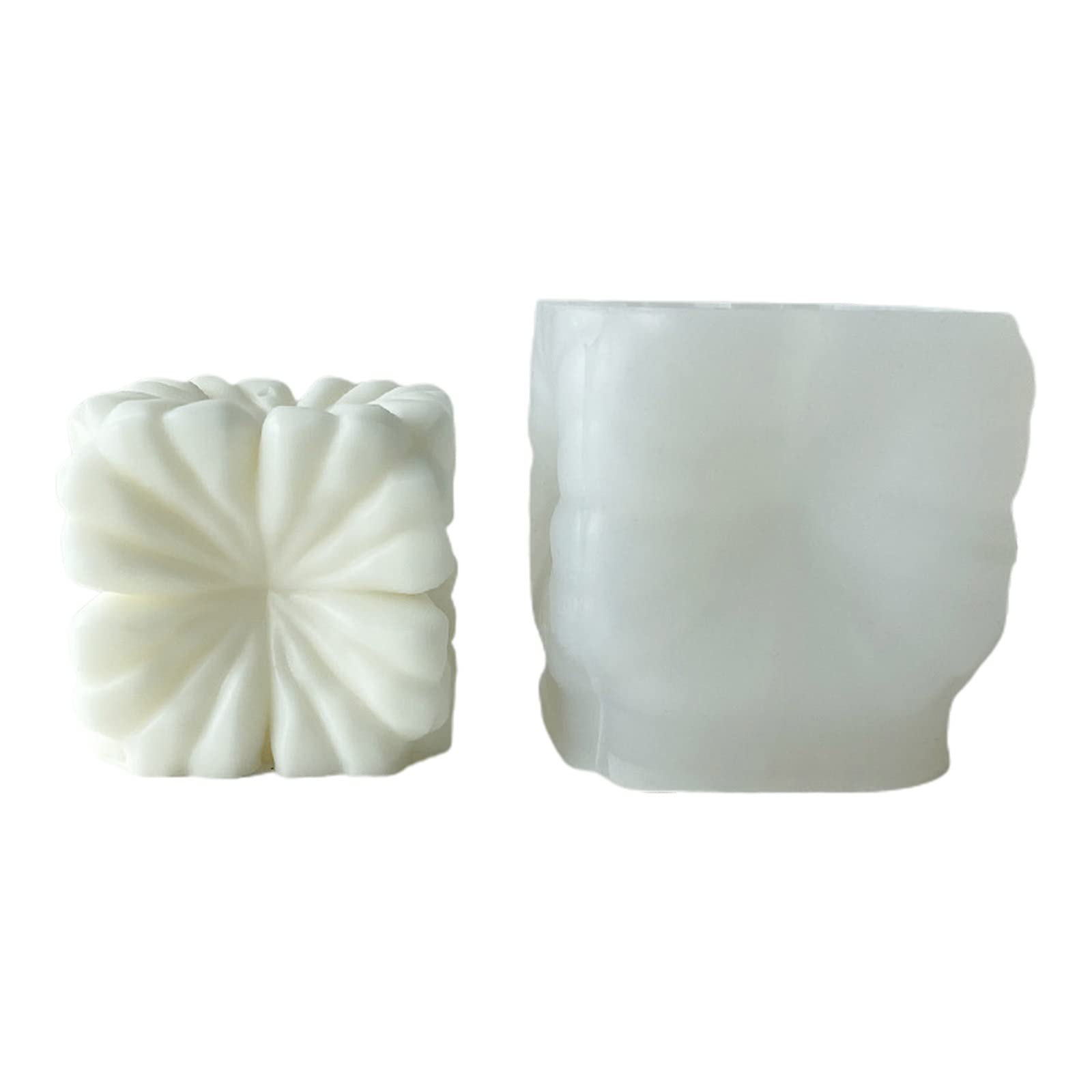 Tsophreniq Geometric Cube Silicone Making Tool Fondant Soap Cake Molds Candy Chocolate Geometric Silicone for Soap