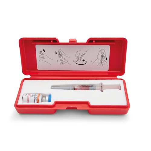 Glucagón Practi-Kit de simulación médica con acabados de alta fidelidad para simulación clínica