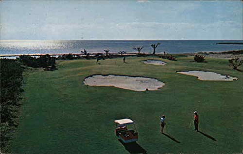 Grand Bahama Ocean Side Golf Course Vintage Postcard