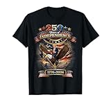 Happy 250 Yrs of Independence 1776 2026 Trump Riding Eagle T-Shirt