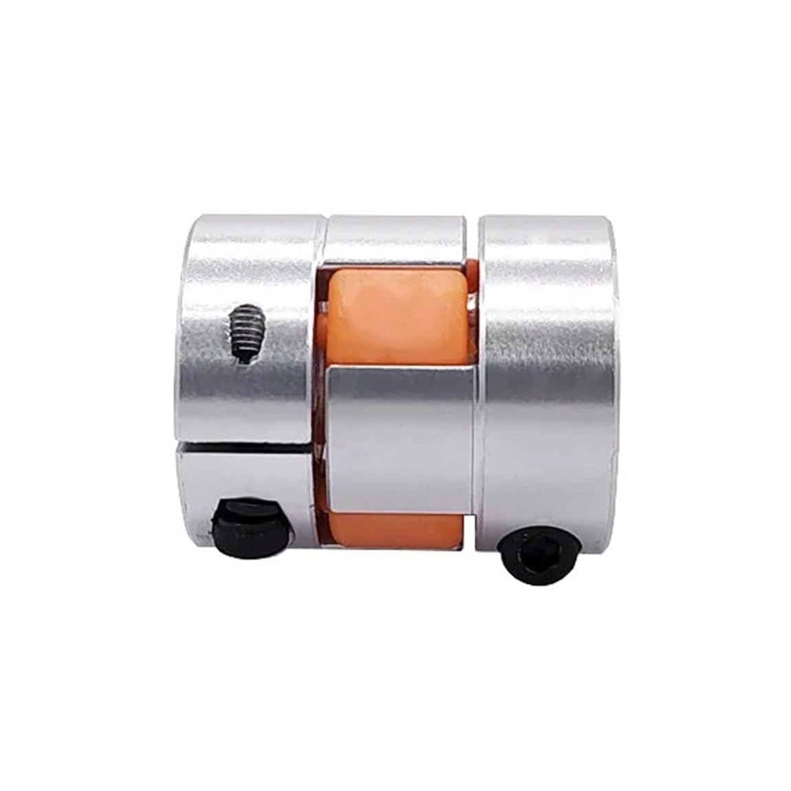 MRVAKDYDI Flexible Shaft Couplings Motor, Stepper Motor Shaft Coupler Sleeve D25 L30 6.35-12mm Plum Jaw Spider(4x8mm)