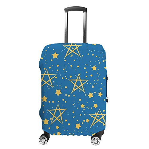 Housse de valise étoiles bleu ciel pour protéger vos bagages en vacances