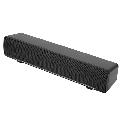 Ejoyous Portable Soundbar, Stereo Soundbar with USB Cable, Music Player, Bass Surround Soundbox with 3.5 mm Audio Plug for PC, Mobile Phones, Desktop, Laptop, TV, Tablet, MP3, MP4 (Black) Ejoyous Portable Soundbar, Stereo Soundbar with USB Cable, Music Player, Bass Surround Soundbox with 3.5 mm Audio Plug for PC, Mobile Phones, Desktop, Laptop, TV, Tablet, MP3, MP4 (Black)