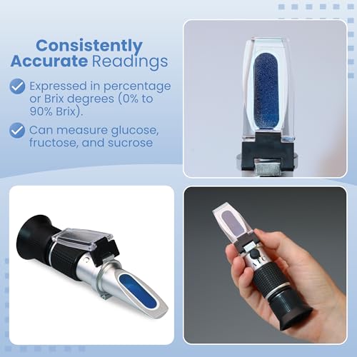 Purefiz REFRACTOMETER-01 0-90% Brix Refractometer thumb #5