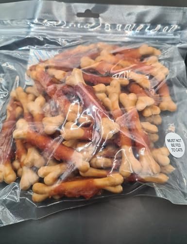 Dog Treats Chicken Breast Jerky Wrapped Calcium Bone, 1kg