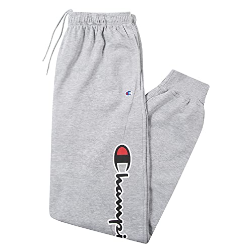Champion Sweatpants For Men Big And Tall Cotton Fleece Joggers Heather Grey 2Xlt #TOP1