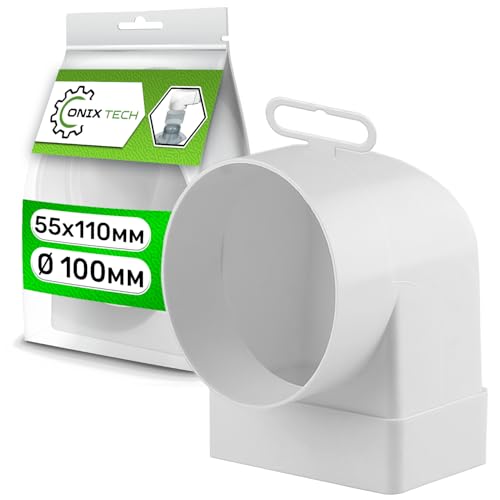 Codo Mixto Vertical para Tubo Ø 100mm con Temperatura Máxima de Trabajo de 60°C - Garantía de 5 Años - ONIX TECH